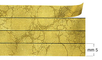 Mount decoration tape, m12/4xmm5, Old Gold
