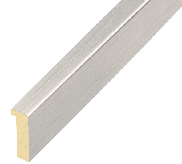 Moulding ayous, width 10mm, height 25mm - silver