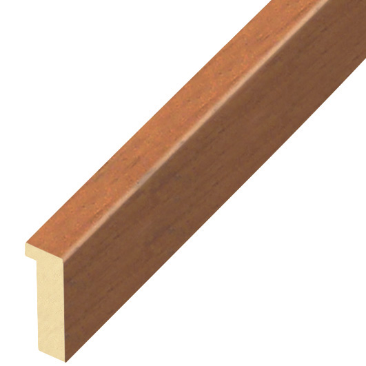 Moulding ayous, width 10mm, height 25mm - cherry - 601CIL