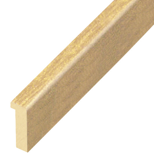 Moulding ayous, width 10mm, height 25mm - natural wood