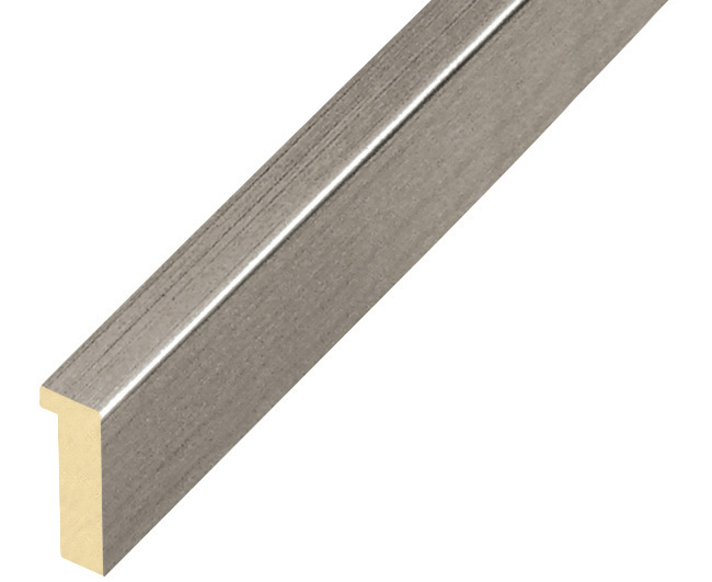 Moulding ayous, width 10mm, height 25mm - pewter - 601PELTRO