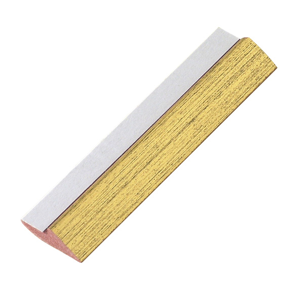 Slip plastic, gold, with double-side adhesive tape - 6039