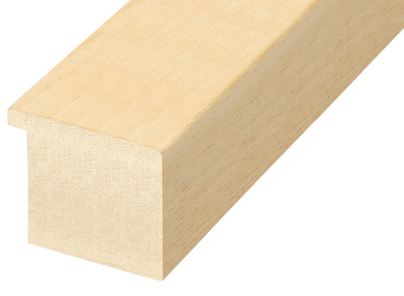 Moulding ayous, width 60mm, height 55mm, bare timber