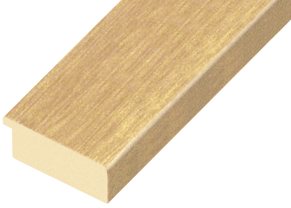 Moulding ayous, width 58mm height 20 - natural wood  - 60NAT