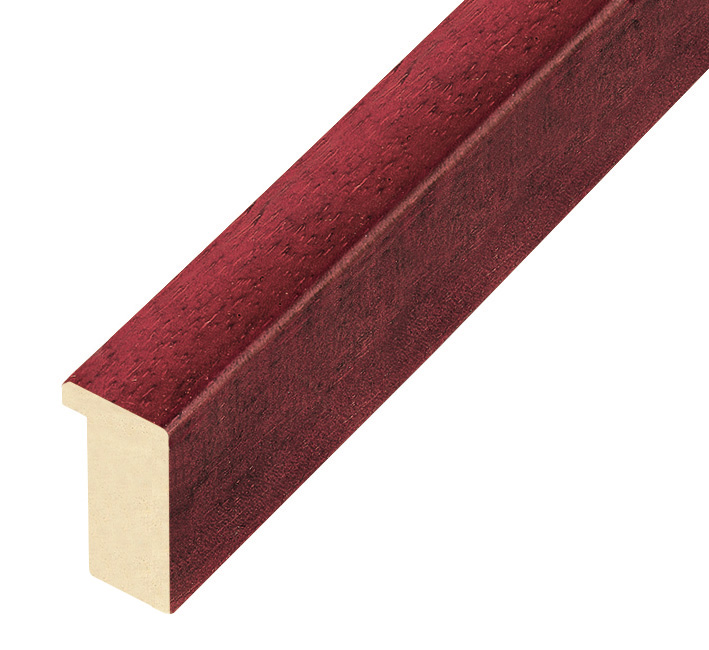 Moulding ayous, width 20mm height 32 - Burgundy