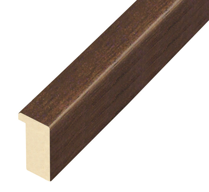 Moulding ayous, width 20mm, height 32 - walnut