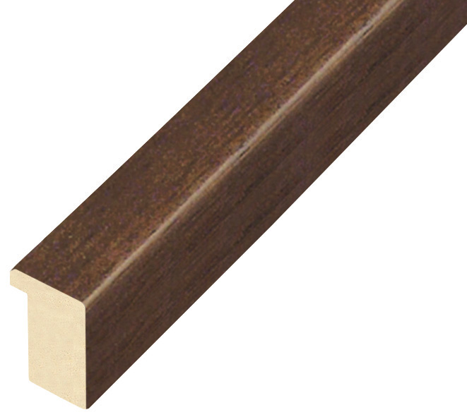 Moulding ayous, width 20mm height 25 - Walnut - 622NOCE