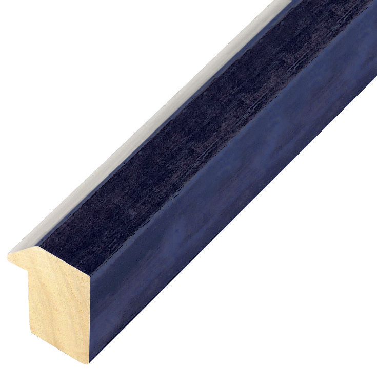 Moulding ayous, width 27mm height 35 - Blue