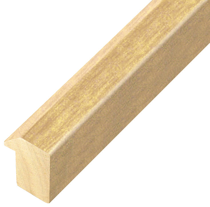 Moulding ayous, width 27mm height 35 - natural timber - 625NAT