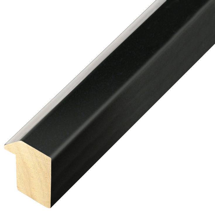 Moulding ayous, width 27mm height 35 - Black - 625NEROARG