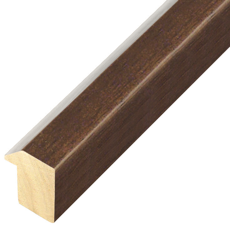 Moulding ayous, width 27mm height 35 - Walnut