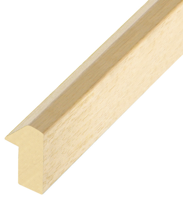 Mowlding ayous width 35 height 19, bare timber - 649G