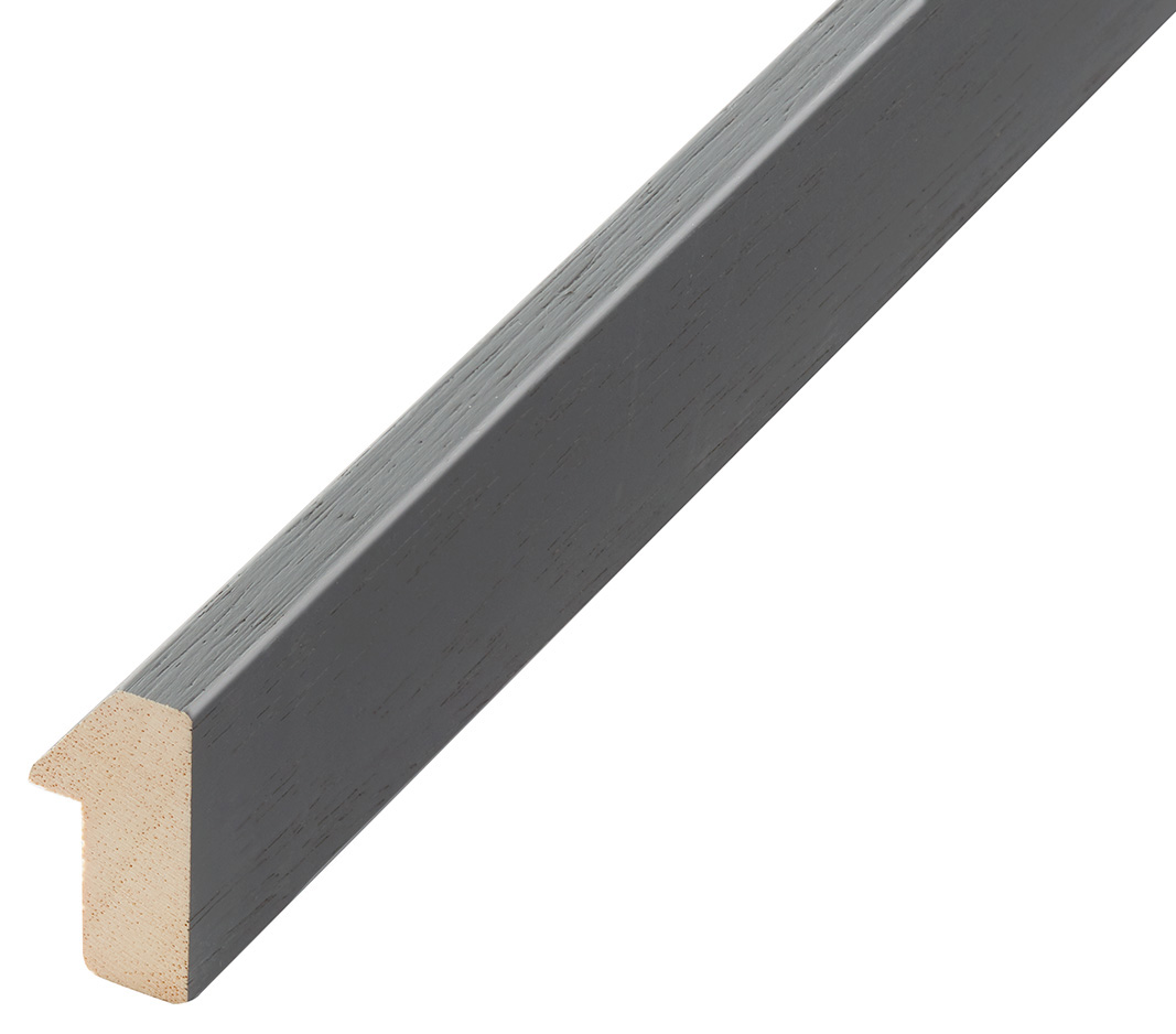 Moulding ayous, height 35mm, width 19mm, dark grey - 649GRIGIO