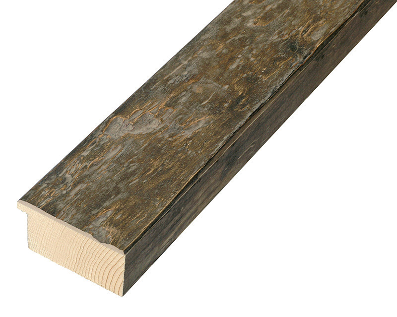 Moulding finger-jointed fir Width 68mm - Brown - 668BRUNO