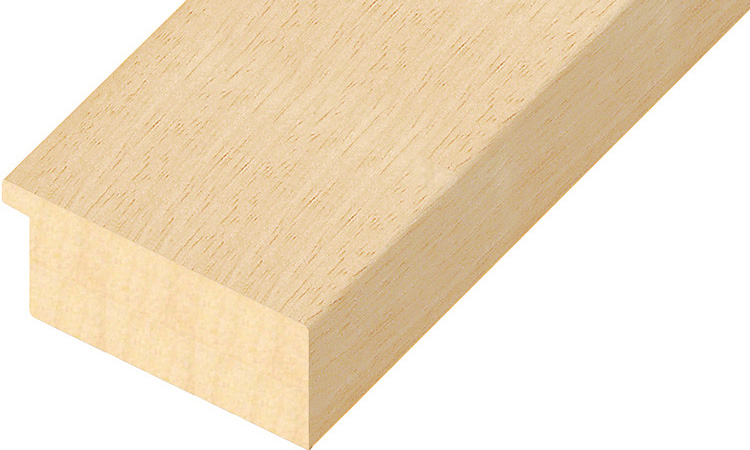 Moulding ayous, width 70mm, height 32mm, bare timber