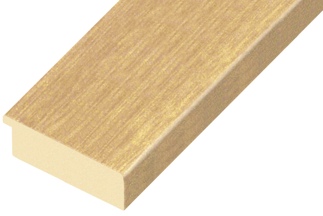 Moulding ayous, width 68mm height 20 - natural timber