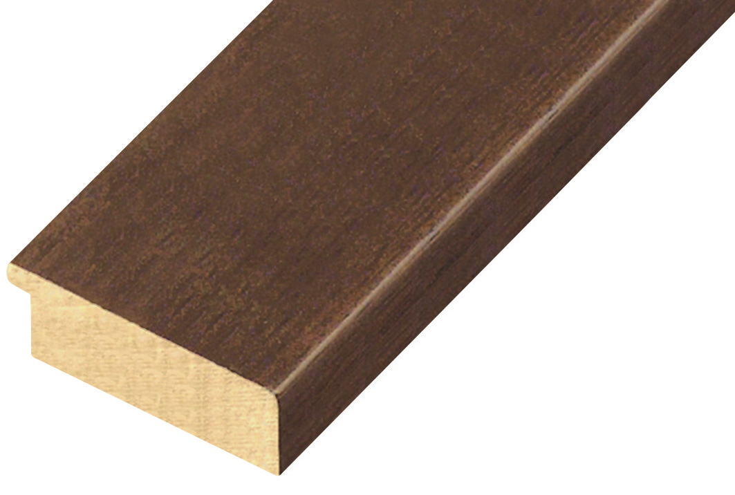 Moulding ayous, width 68mm height 20 - walnut  - 70NOCE