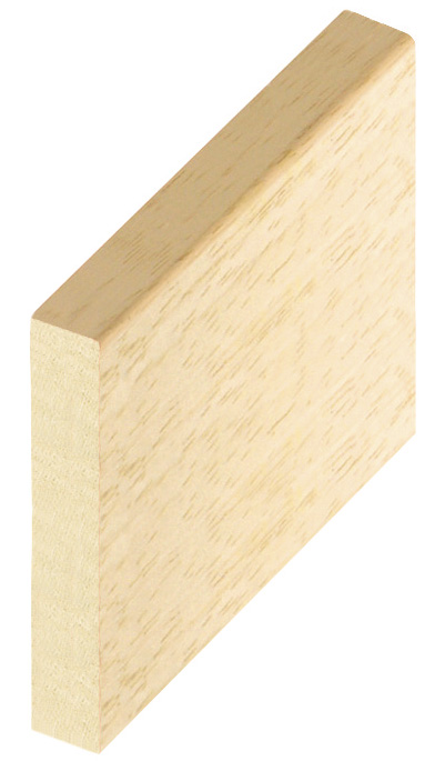 Moulding ayous, width 70mm, height 10mm, bare timber