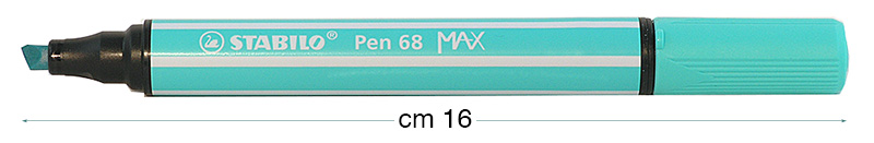 Stabilo Pen 68 MAX markers, Water Green
