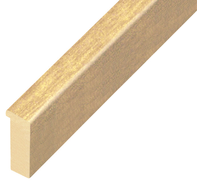 Moulding ayous, width 15mm height 32 - natural timber - 715NAT