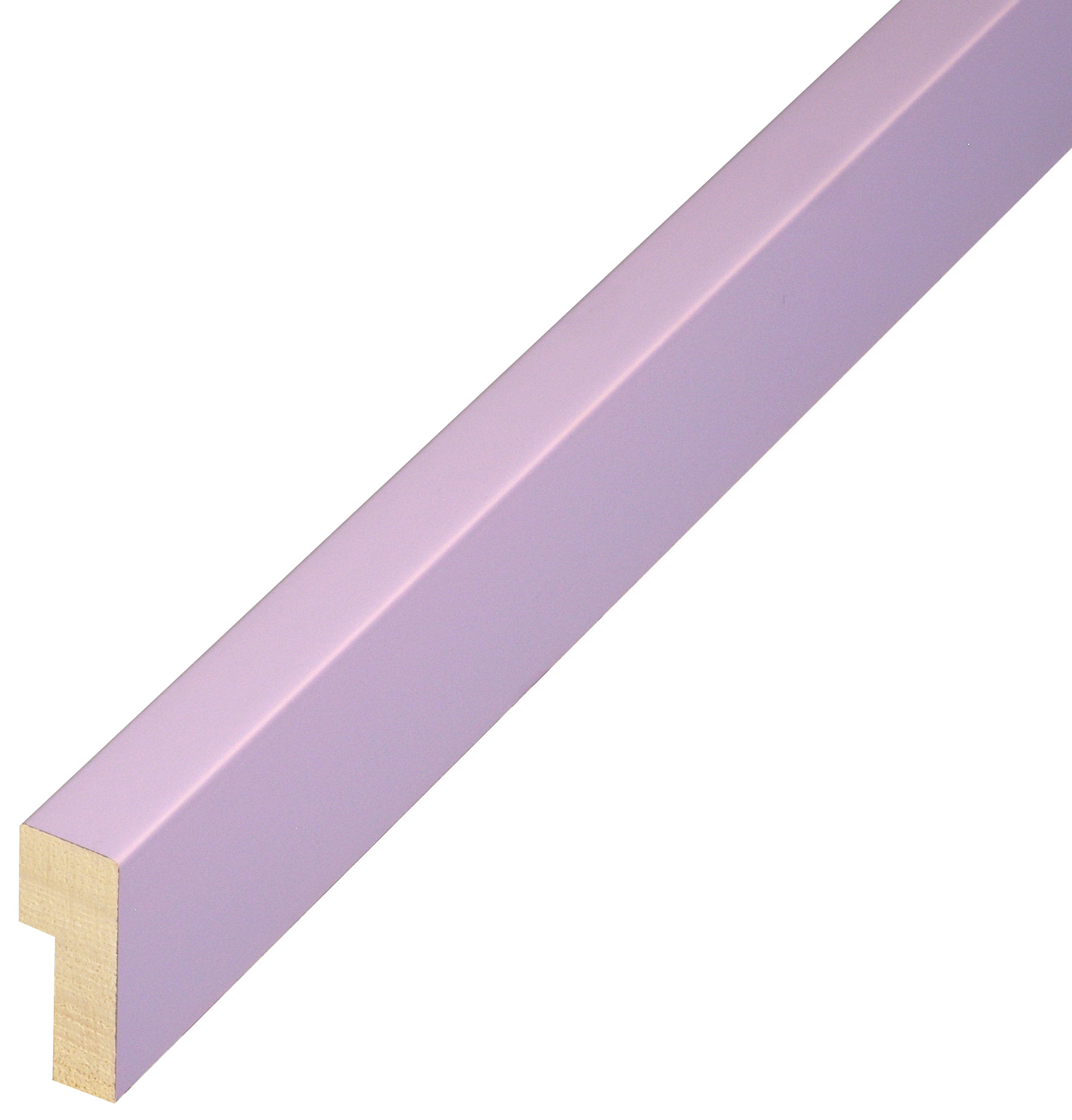 Moulding ayous - Widht 15 mm - Height 40 mm - Lilac - 726LILLA
