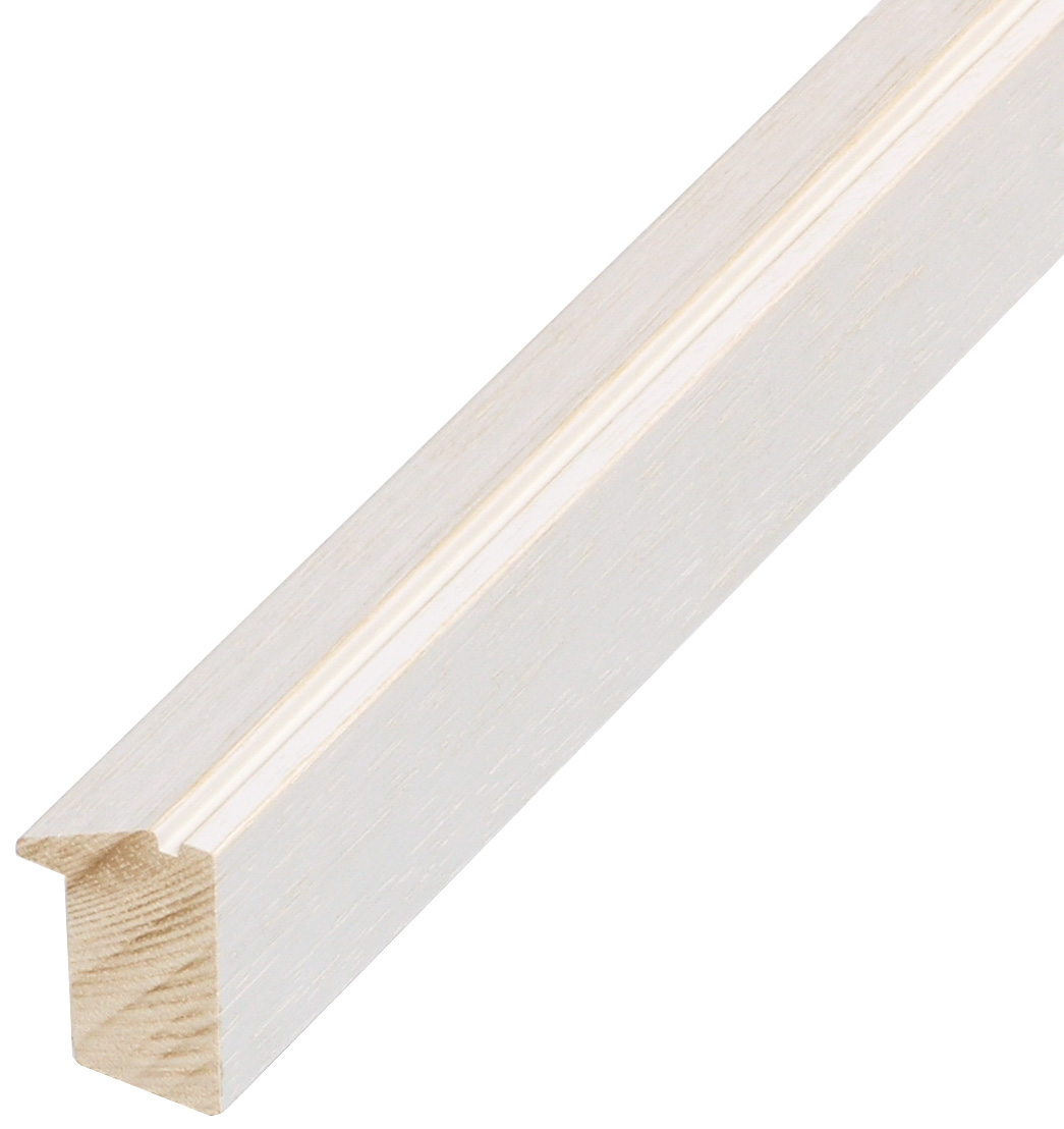 Moulding ayous, height 40mm width 28 - Cream