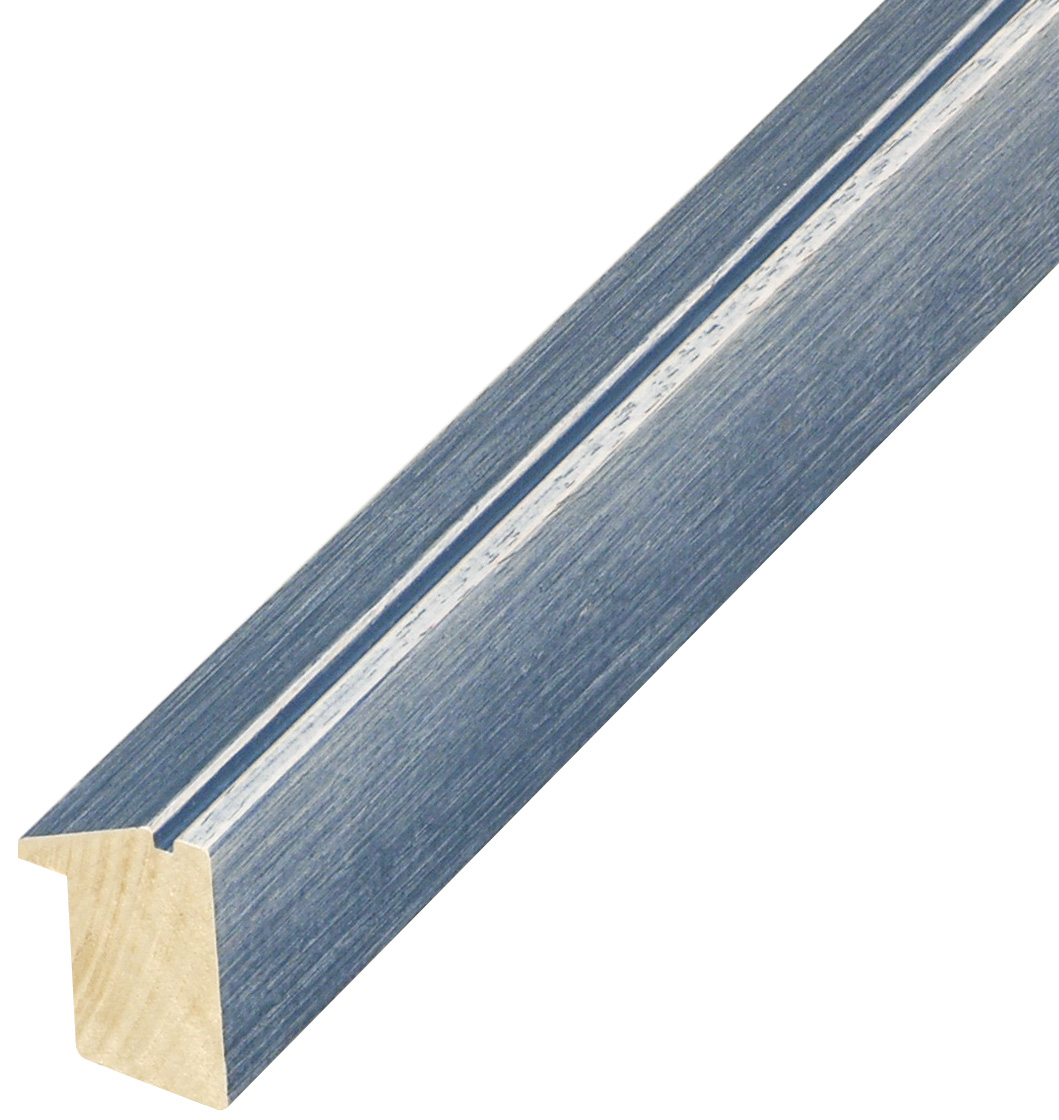 Moulding ayous, height 40mm width 28 - Blue