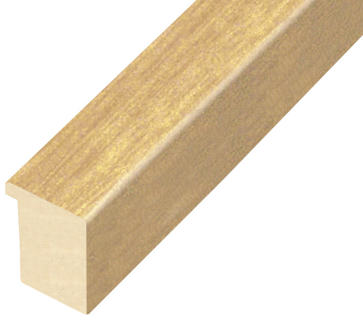 Moulding ayous, width 30mm height 32 - natural wood