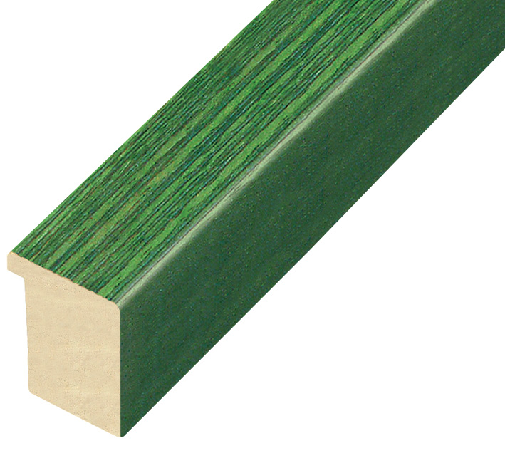 Moulding ayous, width 30mm height 32 - Green