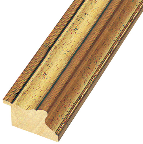 Moulding ayous, width 55mm, height 35 - gold
