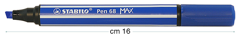 Stabilo Pen 68 MAX markers, Ultramarine