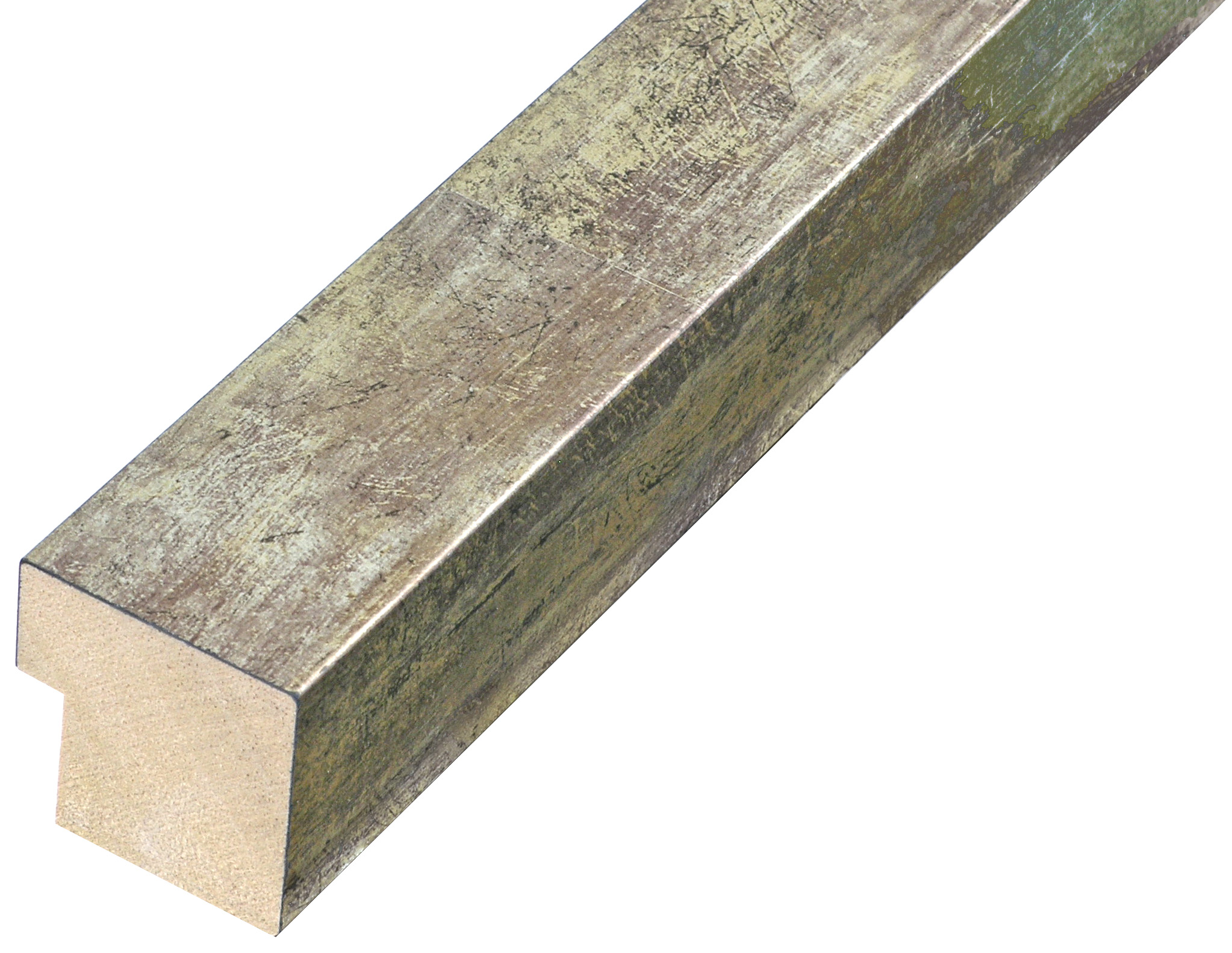Moulding finger-jointed pine width 34mm height 34 - silver - 733ARG