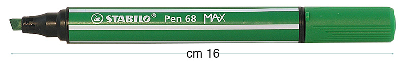 Stabilo Pen 68 MAX markers, Emerald