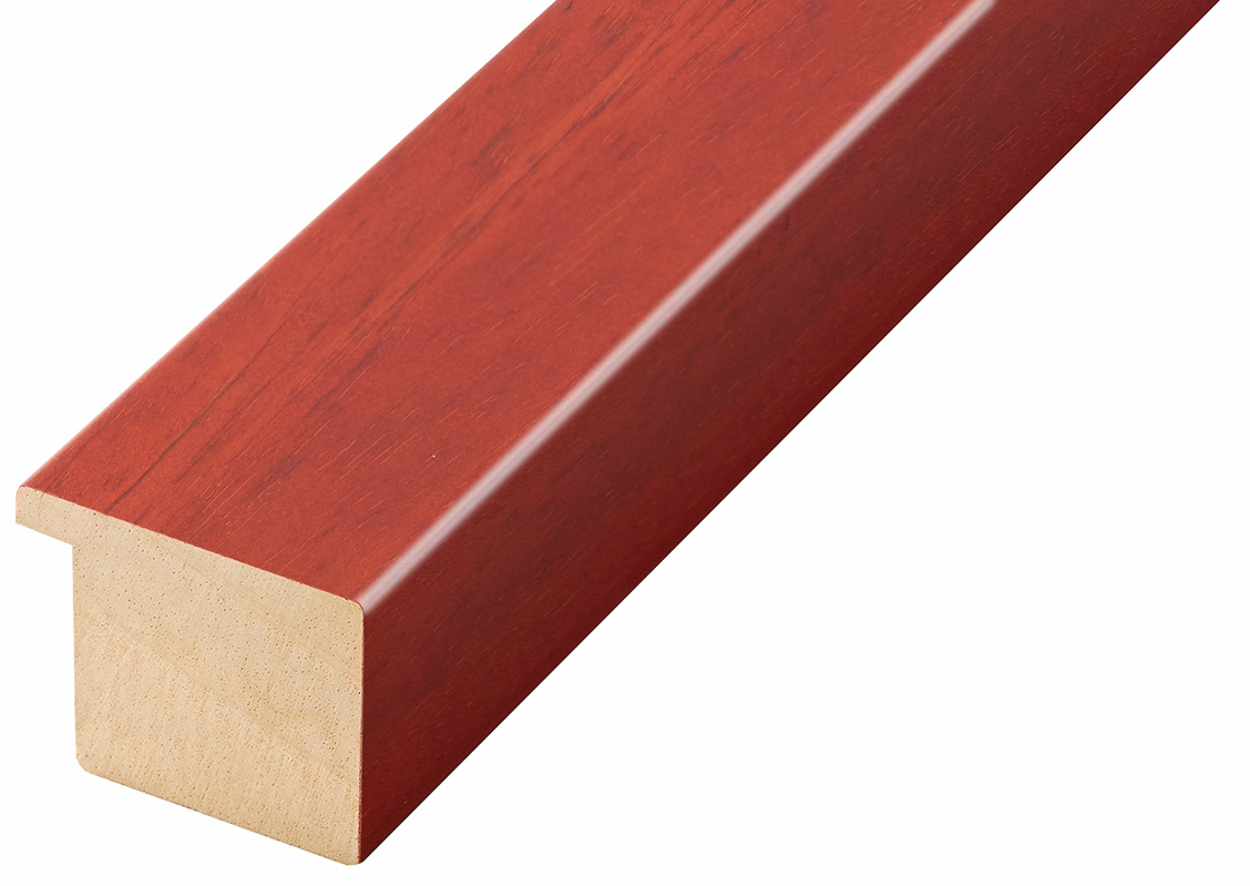 Moulding ayous, width 40mm height 32 - mahogany - 740MOGANO