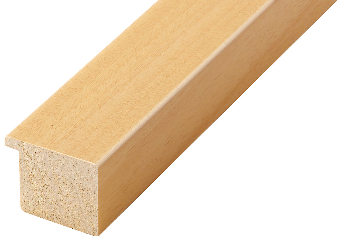 Moulding ayous, width 40mm height 32 - natural wood