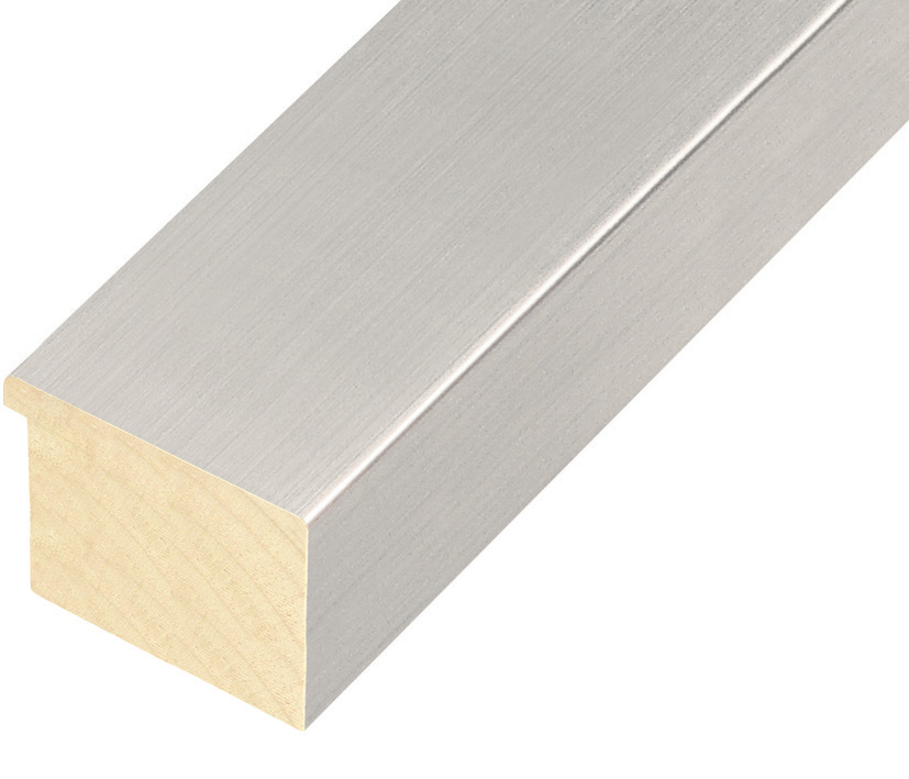 Moulding ayous, width 48mm height 32 - silver
