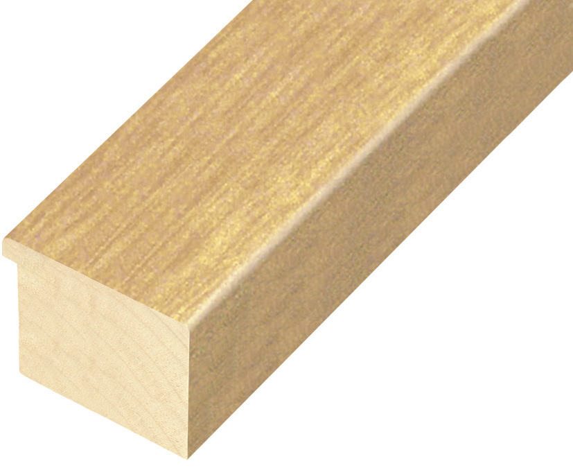 Moulding ayous, width 50mm height 32 - natural timber - 750NAT