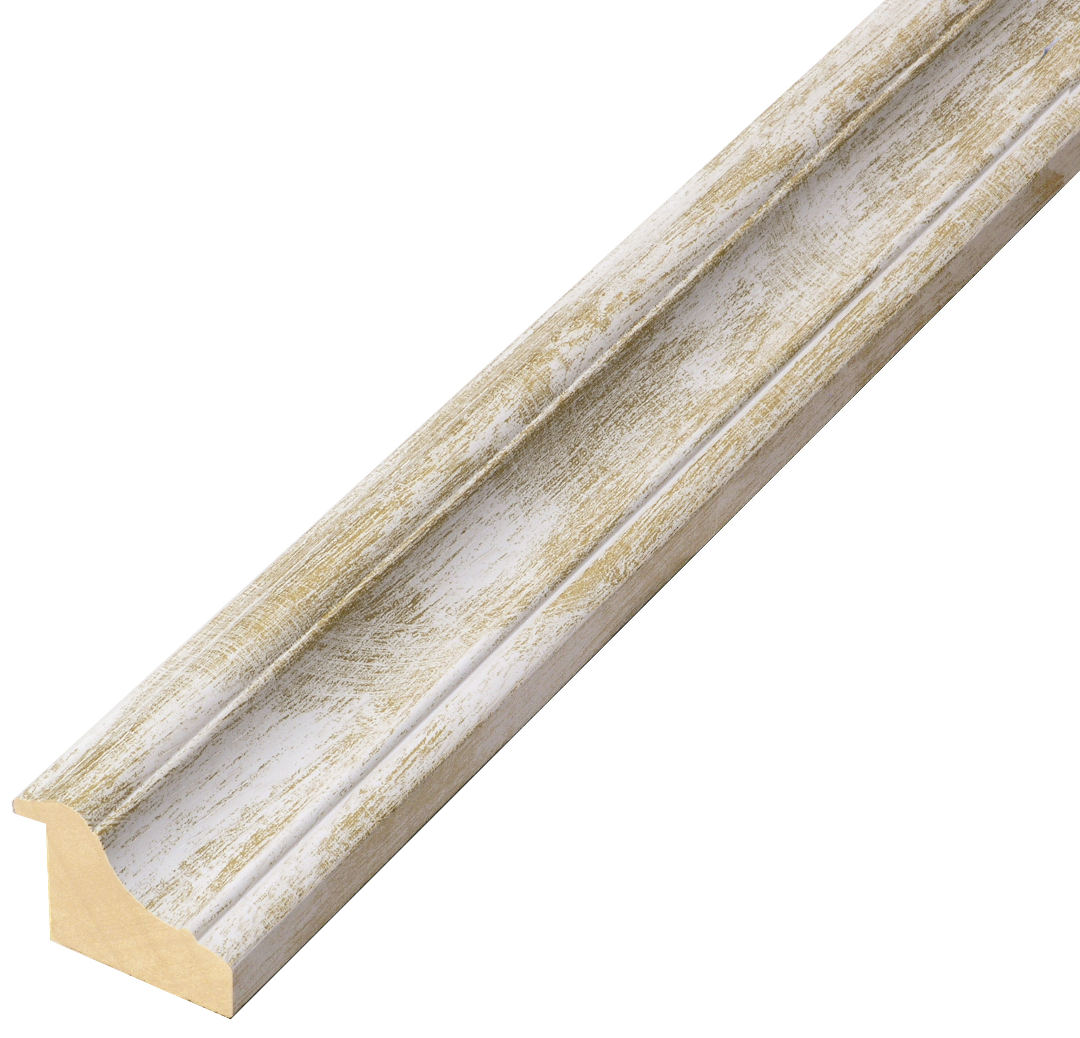 Moulding ayous, width 44mm, heigth 31, mottled gold finish - 777ORO