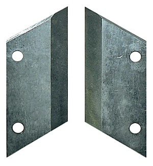Pair of spare blades for bench guillotine