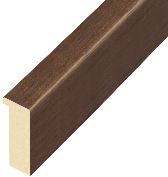 Moulding ayous Width 20mm height 45 - walnut