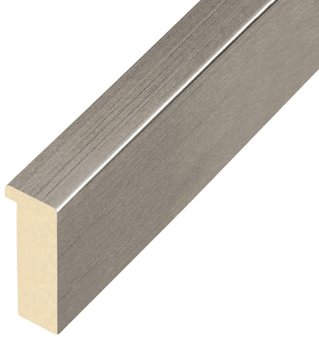 Moulding ayous Width 20mm Height 45 - pewter - 823PELTRO