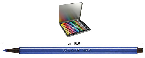 Stabilo Pen 68 markers, Ultramarine