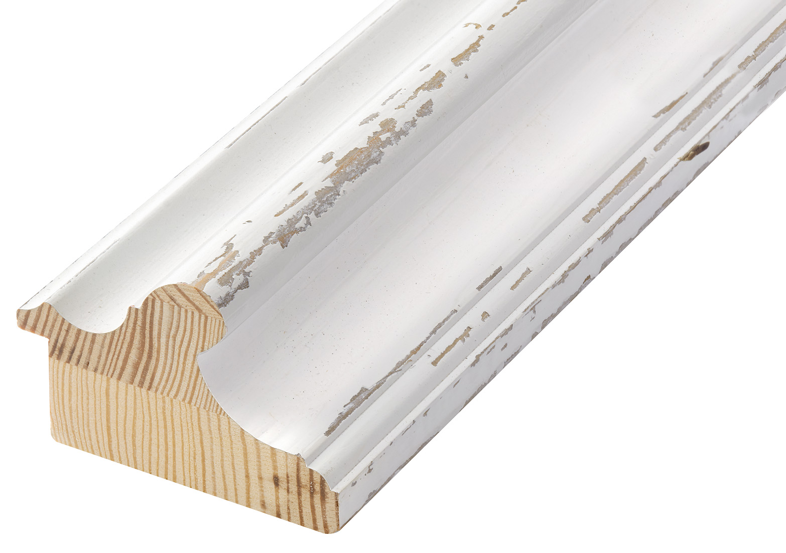 Moulding ayous - Width 89mm Height 54 - Old White - 844BIANCO