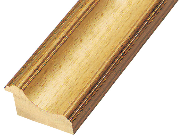 Moulding ayous, width 70mm, height 34 - gold
