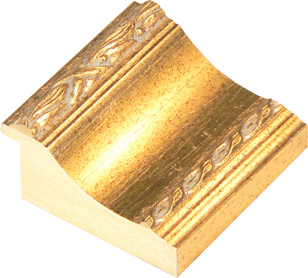 Moulding lamellar pine, width 70mm - silver, decorations - 867ORO