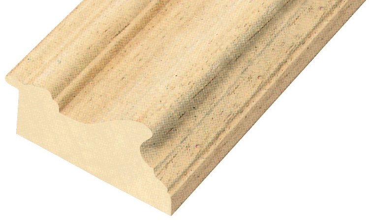 Moulding ayous, width 81mm, height 45mm, bare timber