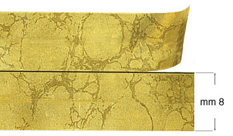 Mount decoration tape, m12/2xmm8, Old Gold