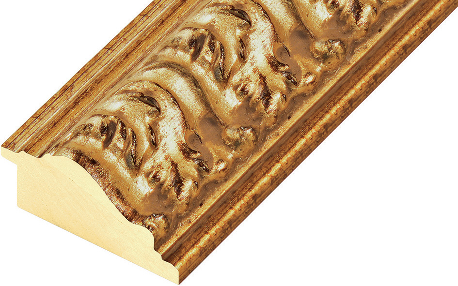 Moulding ayous, width 85mm, height 45 - gold - 932ORO