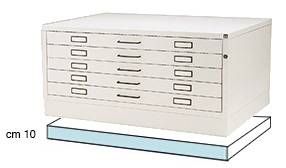 Storage cabinet base, 960x1440 mm