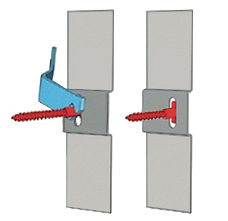 HangLock self-adhesive plates with 2 
